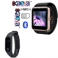 OkaeYa GT08 Smart Watch with Camera Sport Pedometer SIM TF Card support With Intelligence fitness Band.
